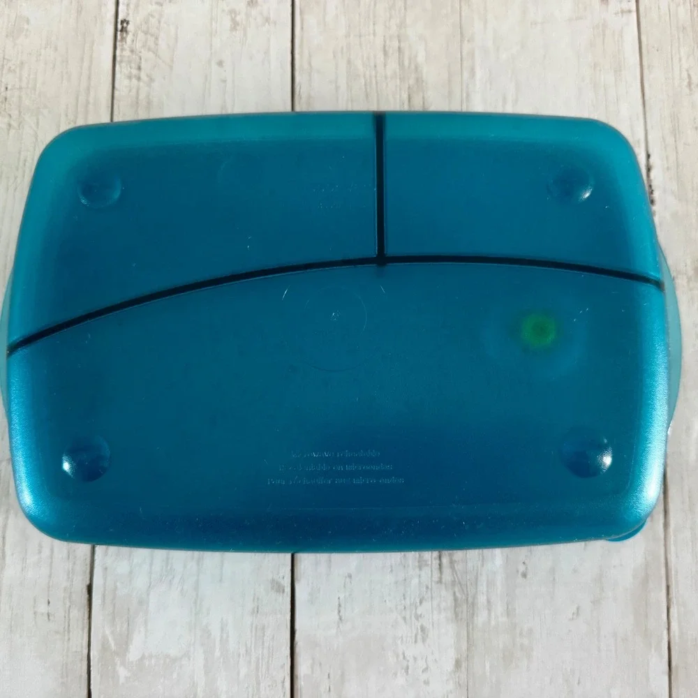 Tupperware Vent N Serve Divided Microwave Dish Peacock 3990A-1 Steam Vent